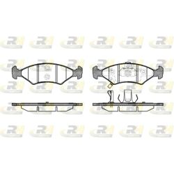 Stabdžių trinkelių rinkinys, diskinis stabdys ROADHOUSE 2502.22
