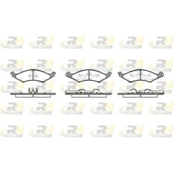 Stabdžių trinkelių rinkinys, diskinis stabdys ROADHOUSE 2527.00