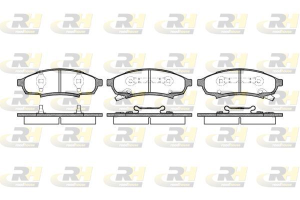 Stabdžių trinkelių rinkinys, diskinis stabdys ROADHOUSE 2531.02