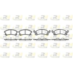 Stabdžių trinkelių rinkinys, diskinis stabdys ROADHOUSE 2538.04