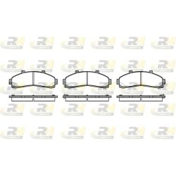 Stabdžių trinkelių rinkinys, diskinis stabdys ROADHOUSE 2571.02