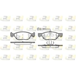 Stabdžių trinkelių rinkinys, diskinis stabdys ROADHOUSE 2587.22