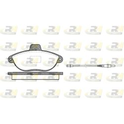 Stabdžių trinkelių rinkinys, diskinis stabdys ROADHOUSE 2602.02