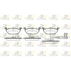 Stabdžių trinkelių rinkinys, diskinis stabdys ROADHOUSE 2633.21