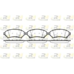 Stabdžių trinkelių rinkinys, diskinis stabdys ROADHOUSE 2641.02