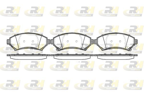 Stabdžių trinkelių rinkinys, diskinis stabdys ROADHOUSE 2641.02