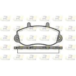 Stabdžių trinkelių rinkinys, diskinis stabdys ROADHOUSE 2677.00