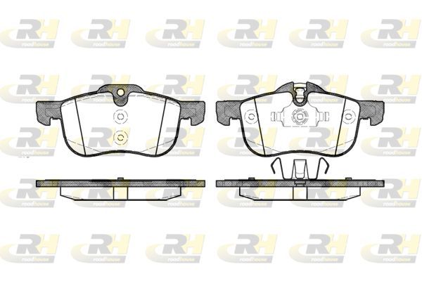 Stabdžių trinkelių rinkinys, diskinis stabdys ROADHOUSE 2719.00