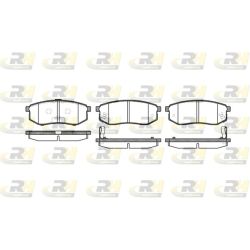 Stabdžių trinkelių rinkinys, diskinis stabdys ROADHOUSE 2749.02