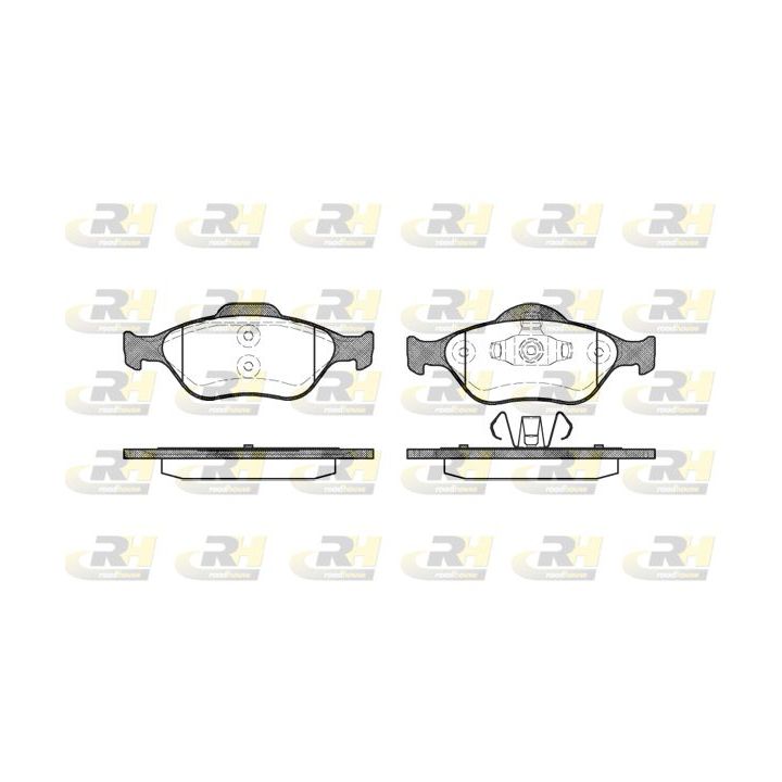 Stabdžių trinkelių rinkinys, diskinis stabdys ROADHOUSE 2766.00