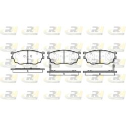 Stabdžių trinkelių rinkinys, diskinis stabdys ROADHOUSE 2800.02