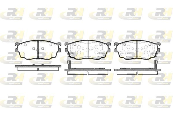 Stabdžių trinkelių rinkinys, diskinis stabdys ROADHOUSE 2800.02