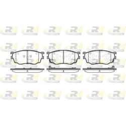 Stabdžių trinkelių rinkinys, diskinis stabdys ROADHOUSE 2800.12