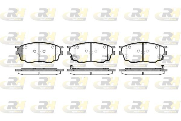 Stabdžių trinkelių rinkinys, diskinis stabdys ROADHOUSE 2800.22