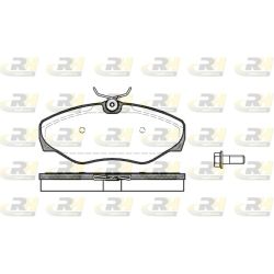 Stabdžių trinkelių rinkinys, diskinis stabdys ROADHOUSE 2834.00