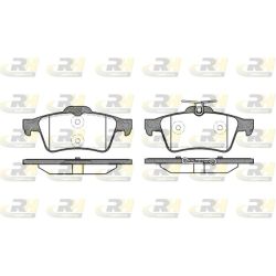 Stabdžių trinkelių rinkinys, diskinis stabdys ROADHOUSE 2842.20