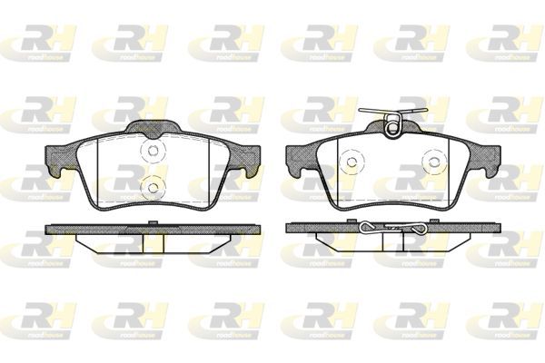 Stabdžių trinkelių rinkinys, diskinis stabdys ROADHOUSE 2842.20