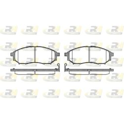 Stabdžių trinkelių rinkinys, diskinis stabdys ROADHOUSE 2852.14