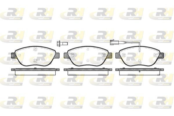 Stabdžių trinkelių rinkinys, diskinis stabdys ROADHOUSE 2859.01