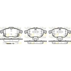 Stabdžių trinkelių rinkinys, diskinis stabdys ROADHOUSE 2888.40