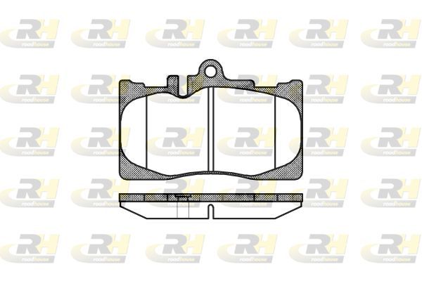 Stabdžių trinkelių rinkinys, diskinis stabdys ROADHOUSE 2890.00