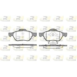 Stabdžių trinkelių rinkinys, diskinis stabdys ROADHOUSE 2962.00