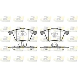 Stabdžių trinkelių rinkinys, diskinis stabdys ROADHOUSE 2964.20