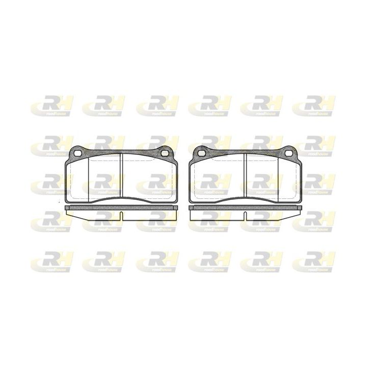 Stabdžių trinkelių rinkinys, diskinis stabdys ROADHOUSE 2983.00