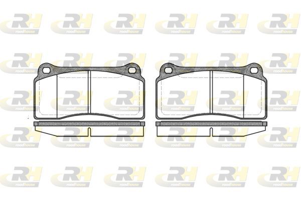 Stabdžių trinkelių rinkinys, diskinis stabdys ROADHOUSE 2983.00