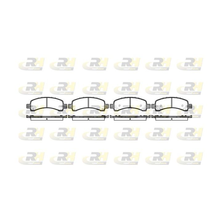 Stabdžių trinkelių rinkinys, diskinis stabdys ROADHOUSE 2989.10