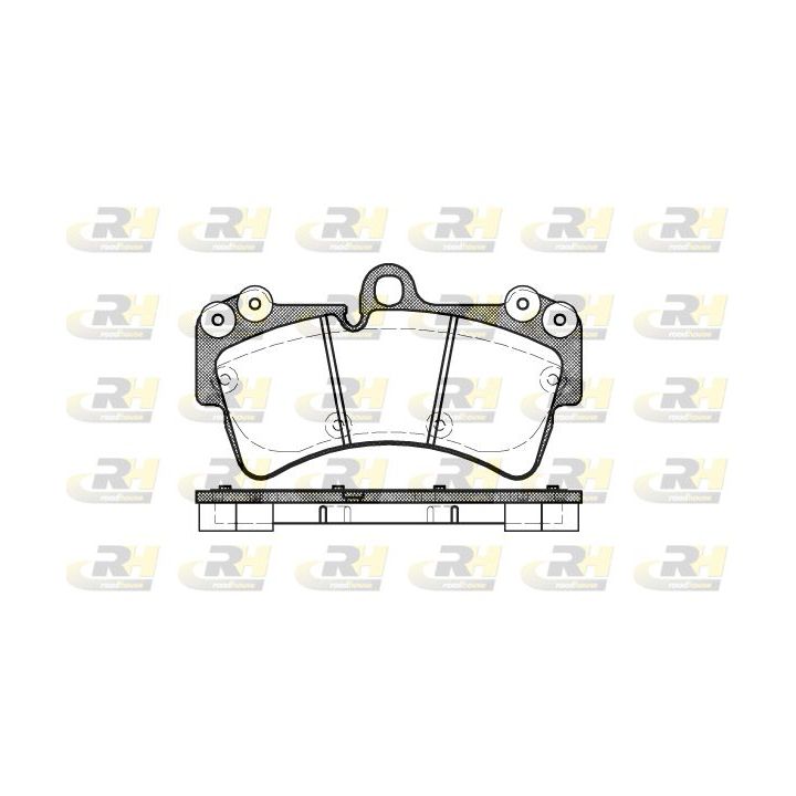 Stabdžių trinkelių rinkinys, diskinis stabdys ROADHOUSE 2995.00