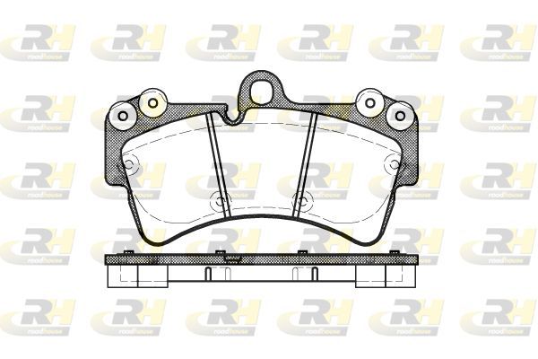 Stabdžių trinkelių rinkinys, diskinis stabdys ROADHOUSE 2995.00