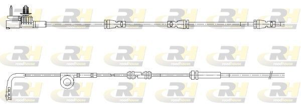 įspėjimo kontaktas, stabdžių trinkelių susidėvėjimas ROADHOUSE 001193