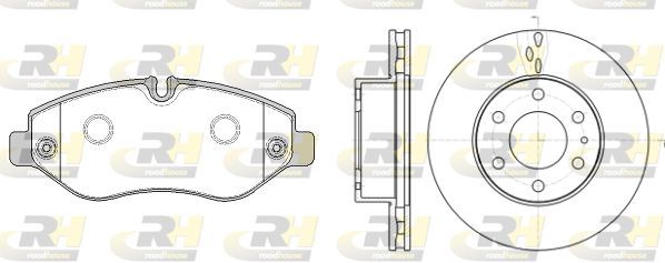 Stabdžių rinkinys, diskiniai stabdžiai ROADHOUSE 81245.02