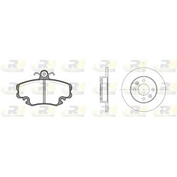 Stabdžių rinkinys, diskiniai stabdžiai ROADHOUSE 8141.04