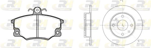Stabdžių rinkinys, diskiniai stabdžiai ROADHOUSE 8146.00