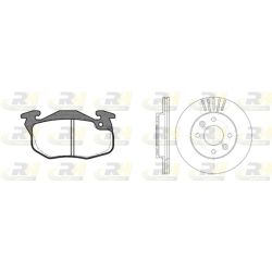 Stabdžių rinkinys, diskiniai stabdžiai ROADHOUSE 8192.02