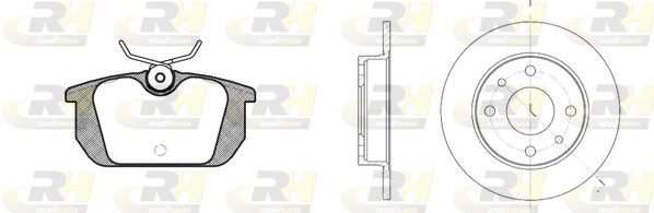 Stabdžių rinkinys, diskiniai stabdžiai ROADHOUSE 8231.00