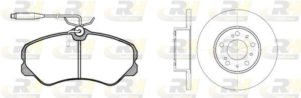 Stabdžių rinkinys, diskiniai stabdžiai ROADHOUSE 8261.00