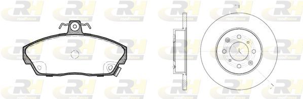 Stabdžių rinkinys, diskiniai stabdžiai ROADHOUSE 8337.00