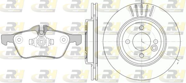 Stabdžių rinkinys, diskiniai stabdžiai ROADHOUSE 8864.00