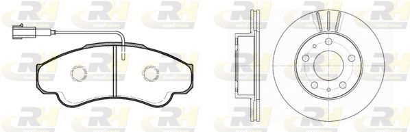 Stabdžių rinkinys, diskiniai stabdžiai ROADHOUSE 8959.00