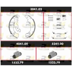 Stabdžių rinkinys, būgniniai stabdžiai ROADHOUSE 3041.02