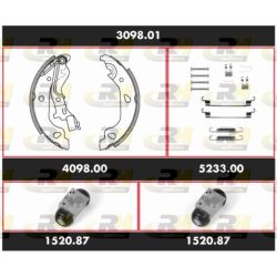 Stabdžių rinkinys, būgniniai stabdžiai ROADHOUSE 3098.01