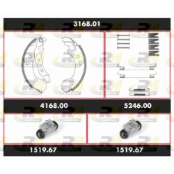 Stabdžių rinkinys, būgniniai stabdžiai ROADHOUSE 3168.01