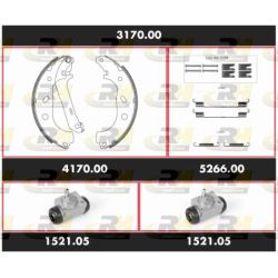 Stabdžių rinkinys, būgniniai stabdžiai ROADHOUSE 3170.00