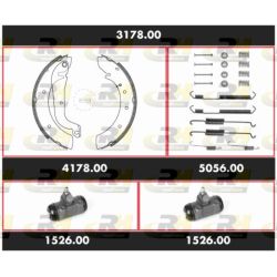 Stabdžių rinkinys, būgniniai stabdžiai ROADHOUSE 3178.00
