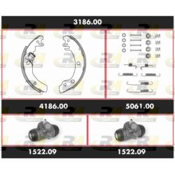 Stabdžių rinkinys, būgniniai stabdžiai ROADHOUSE 3186.00