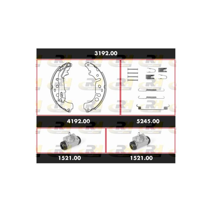 Stabdžių rinkinys, būgniniai stabdžiai ROADHOUSE 3192.00