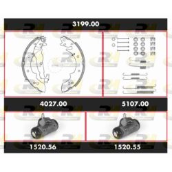 Stabdžių rinkinys, būgniniai stabdžiai ROADHOUSE 3199.00